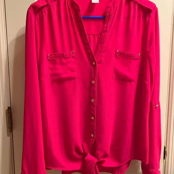 Cache Tops - Long sleeve blouse Cache Tops - Long sleeve blouse
